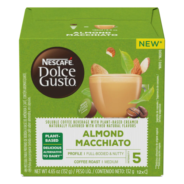 MACCHIATO AMÊNDOAS VEGANO 12 CÁPSULAS