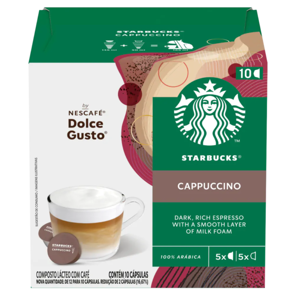STARBUCKS CAPPUCCINO 10 CÁPSULAS