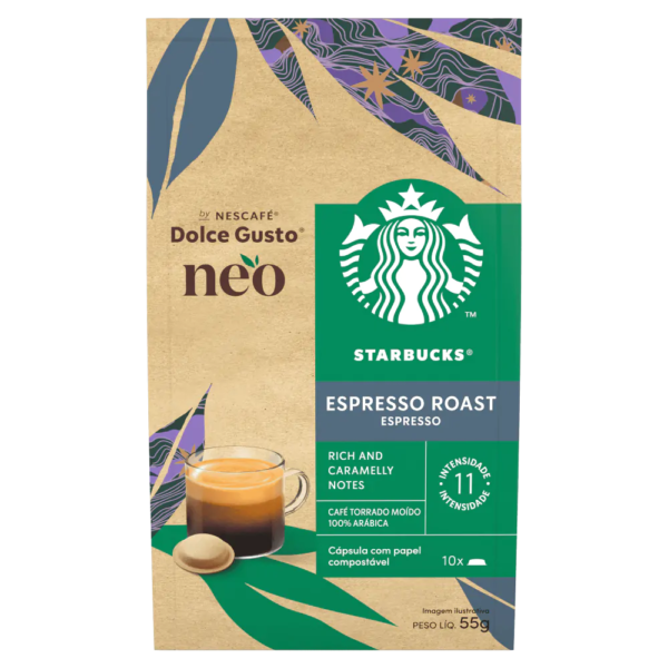 NEO Starbucks® Espresso Roast 10 Cápsulas