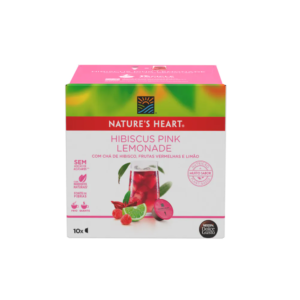 NATURE'S HEART HIBISCUS PINK LEMONADE 10 CÁPSULAS