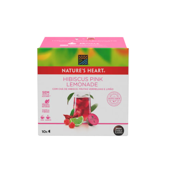 NATURE'S HEART HIBISCUS PINK LEMONADE 10 CÁPSULAS